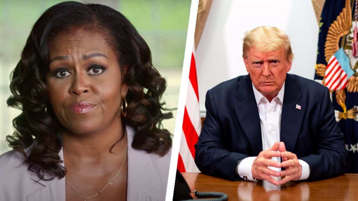 Michelle Obama kritiserar Trumps agerande kring covid-19 och Black Lives Matter.